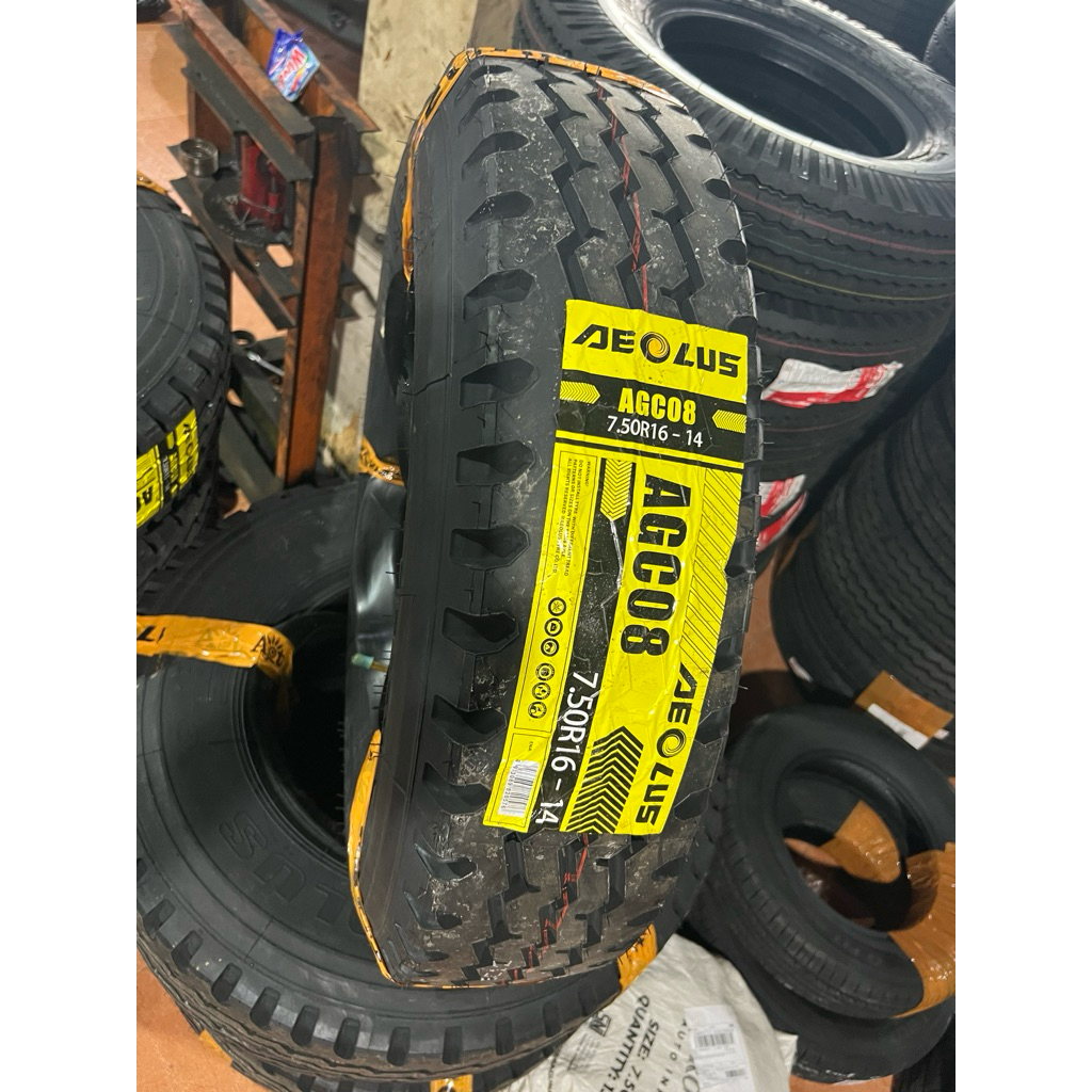 Ban Truk 750 16 R16 Aeolus AGC08 14PR SET Komplit Reinforced