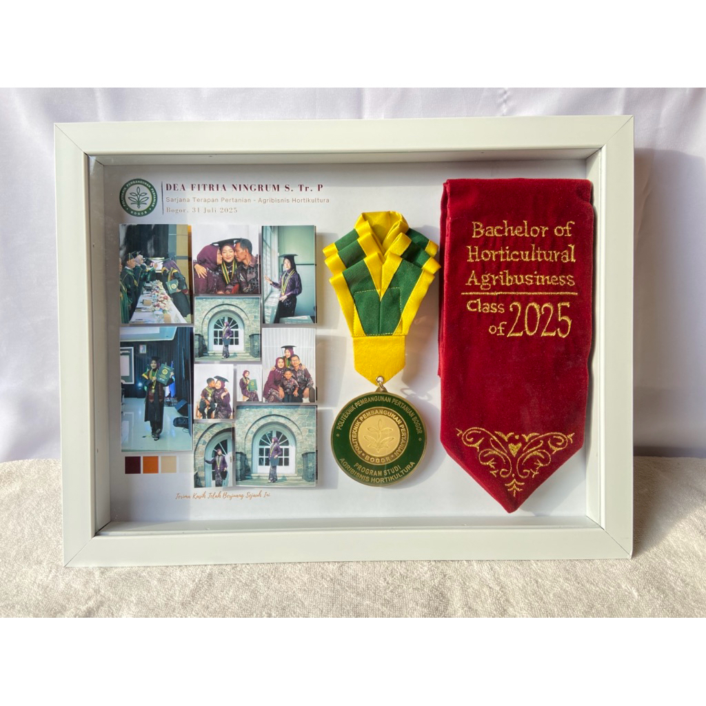 Frame 3D Kado Kenang-kenangan wisuda / Frame Graduation/ Kado Wisuda/ Frame Wisudae