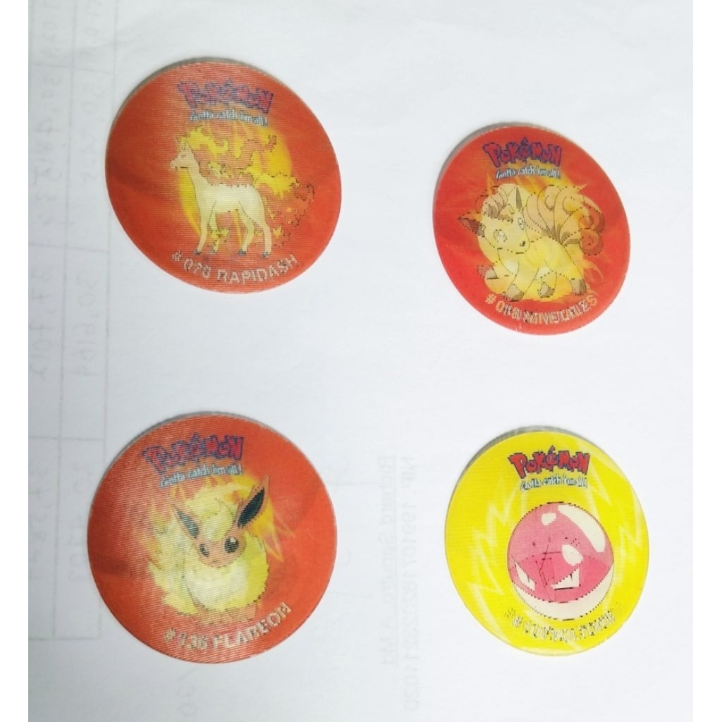 Spin Pokemon Tazos 3D Pokemon 2001 spin 3D Pentazo
