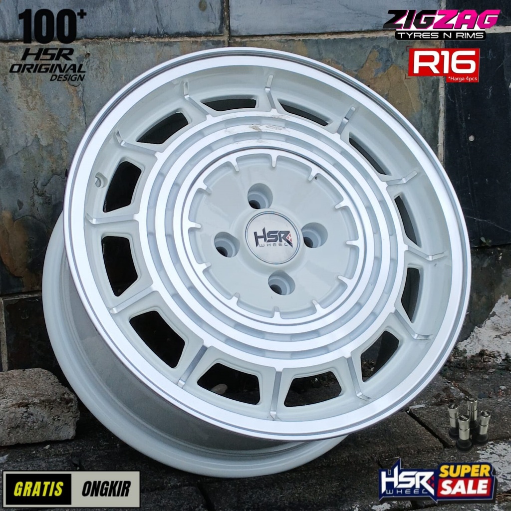 velg mobil jazz mobilio yaris ignis swift splash r16 pelek racing ring 16 hsr R T R rally look