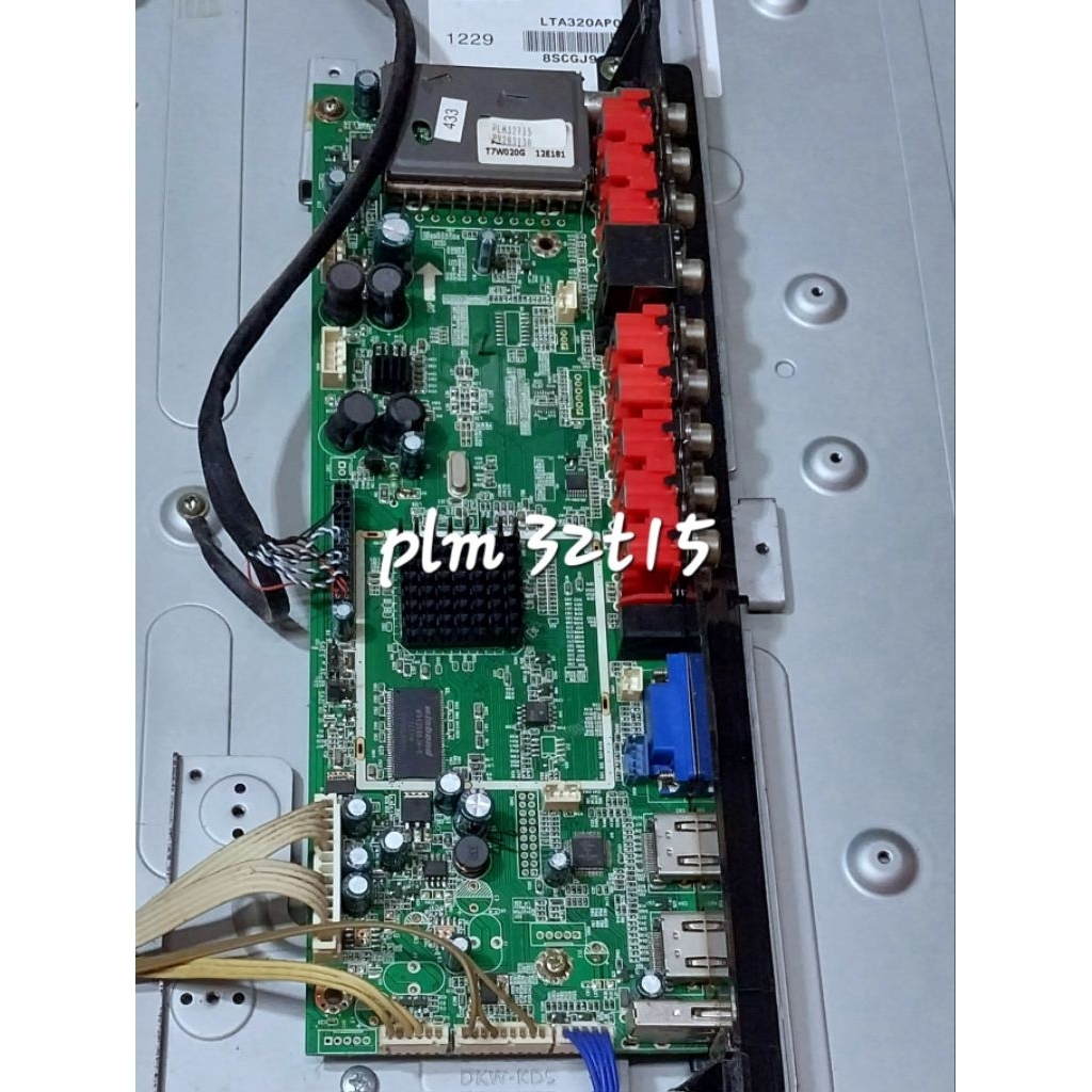 MB TV LCD POLYTRON PLM32T15 32T15 PLM 32T15 ORIGINAL MAINBOARD MOTHERBOARD