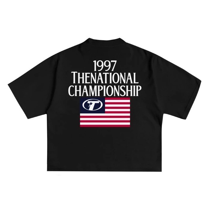 KAOS Boxy T-shirt Heavyweight Championship Hitam