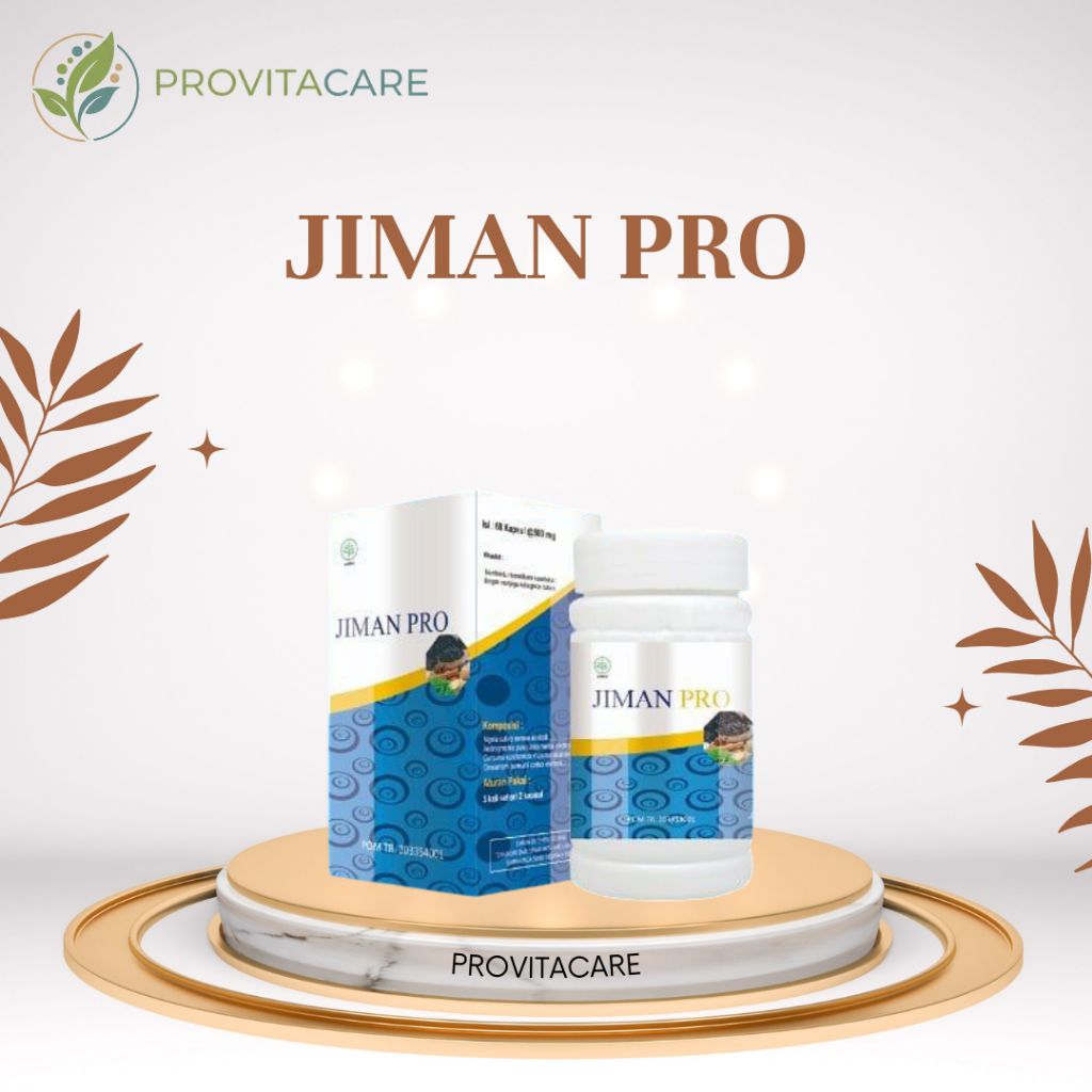 JIMAN PRO Isi 60 Kapsul Original Obat Herbal Asli