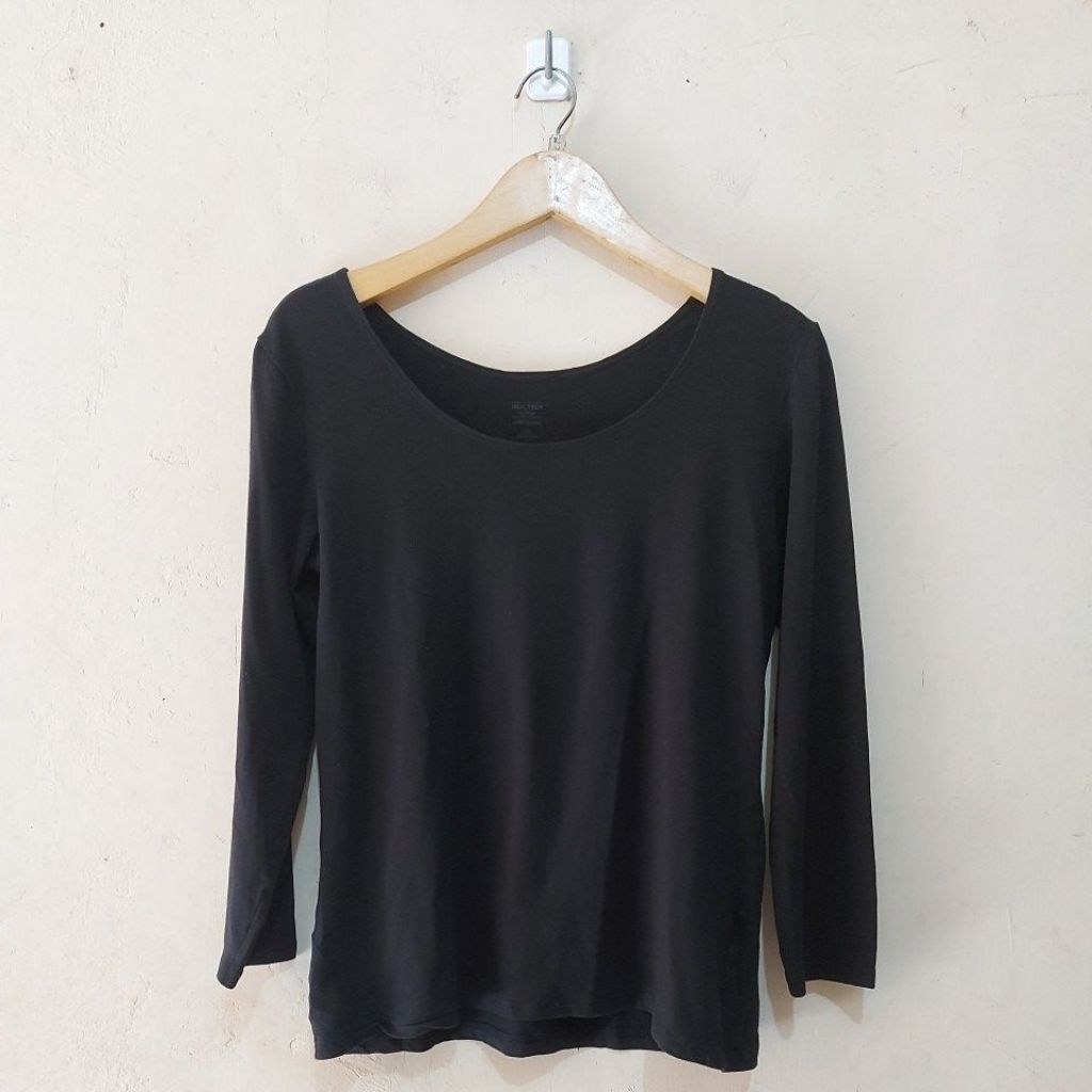 Tshirt Heattech extrawarm scoop neck UNI*XL