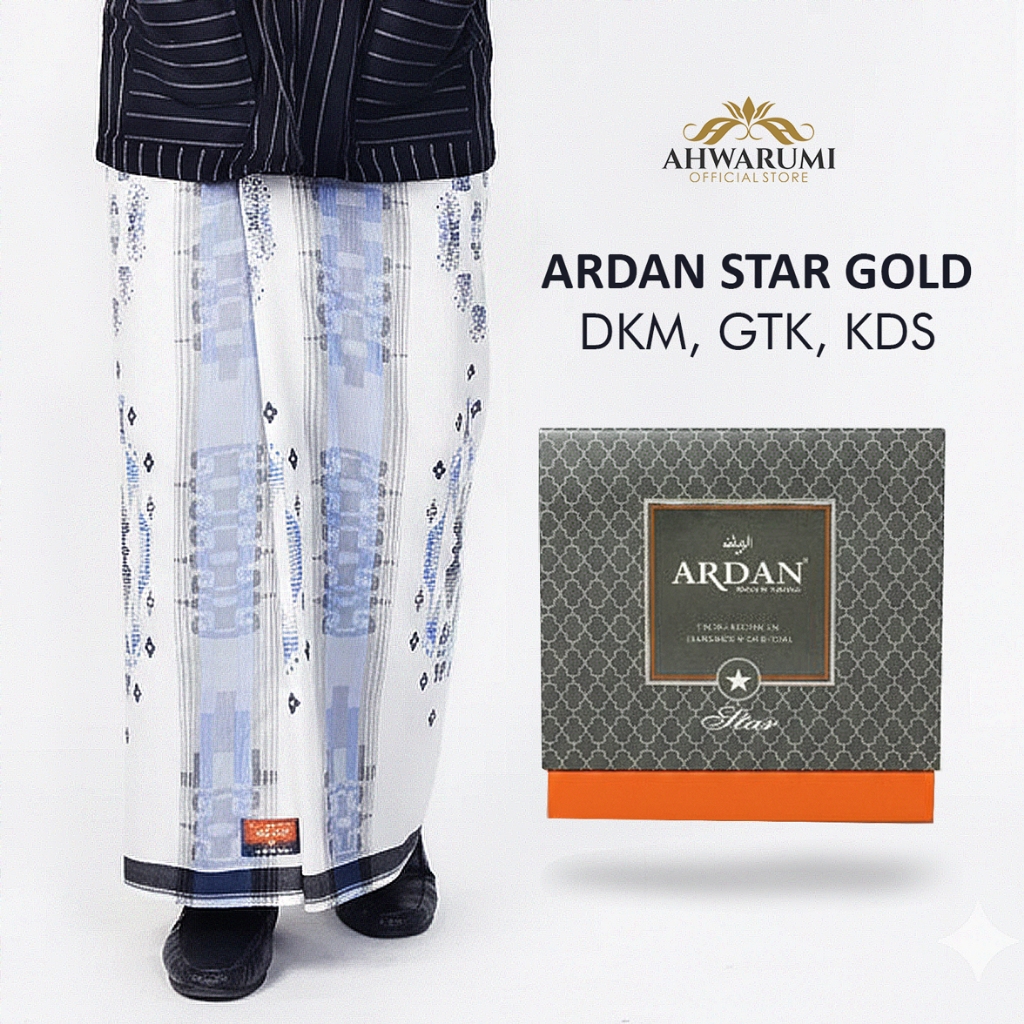 Ahwarumi - Sarung Ardan Star Gold DKM, KDS, JKM, GTK