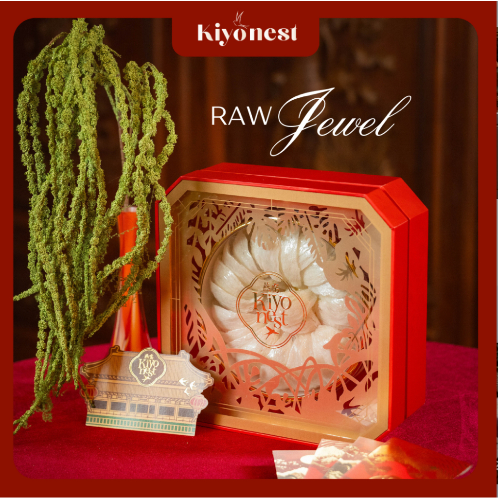 RAW JEWEL - KIYONEST PREMIUM BIRD NEST CNY HAMPERS IMLEK 2026
