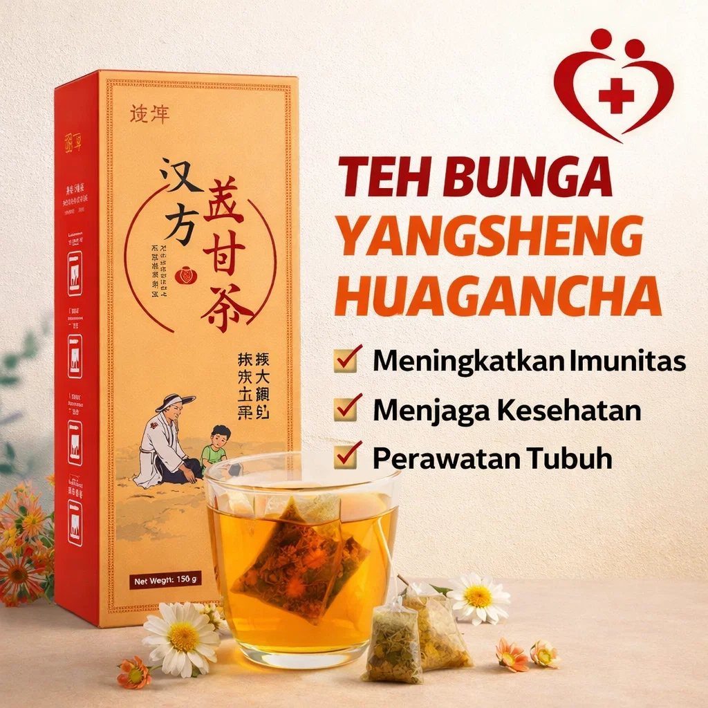 COD+Pengiriman dalam 24 jam/ Beli Satu Gratis Satu / 30 Kantong/Box/ Teh Perlindungan Hati dan Pence