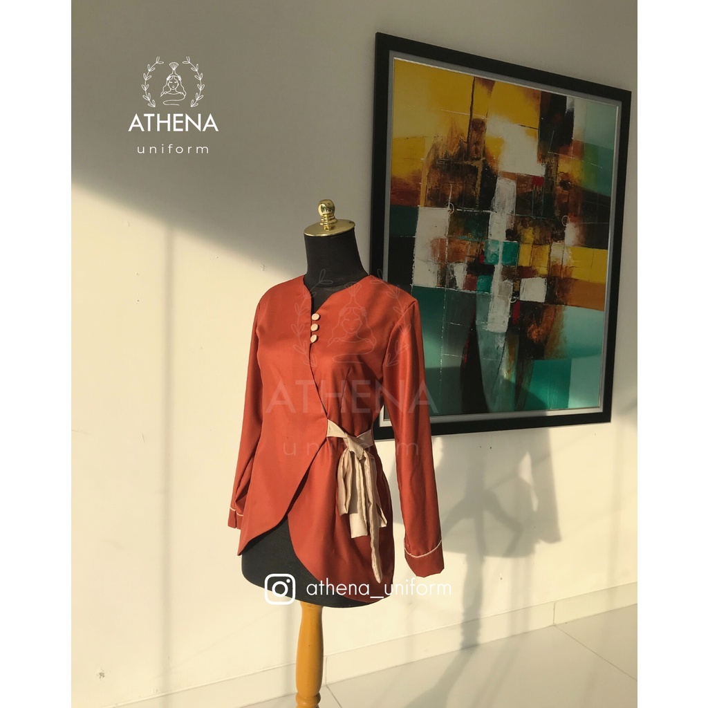 Atasan Baju Kerja Wanita / SPA / Klinik / Kecantikan (Celana Panjang) - ATHENA Uniform - BECCA SERIE