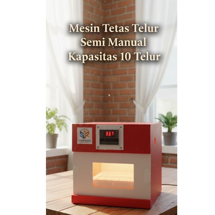 mesin tetas telur semi otomatis / mesin penetas telur semi otomatis kapasitas 10 telur
