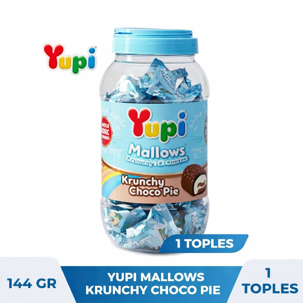 Yupi Krunchy Choco Pie Jar / Yupi Mallows / Yupi Marshmallow / Yupi Toples / Jajan Lebaran / Jajan L