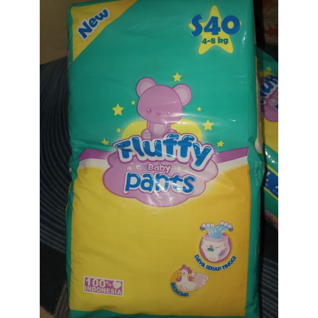 Pampers Fluffy Baby Pants||Pampers Bayi S40