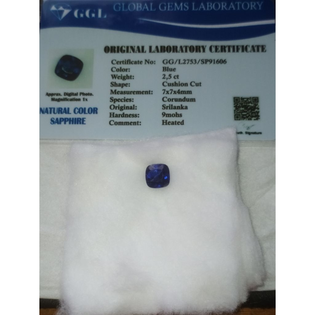 Blue Sapphire  plus memo