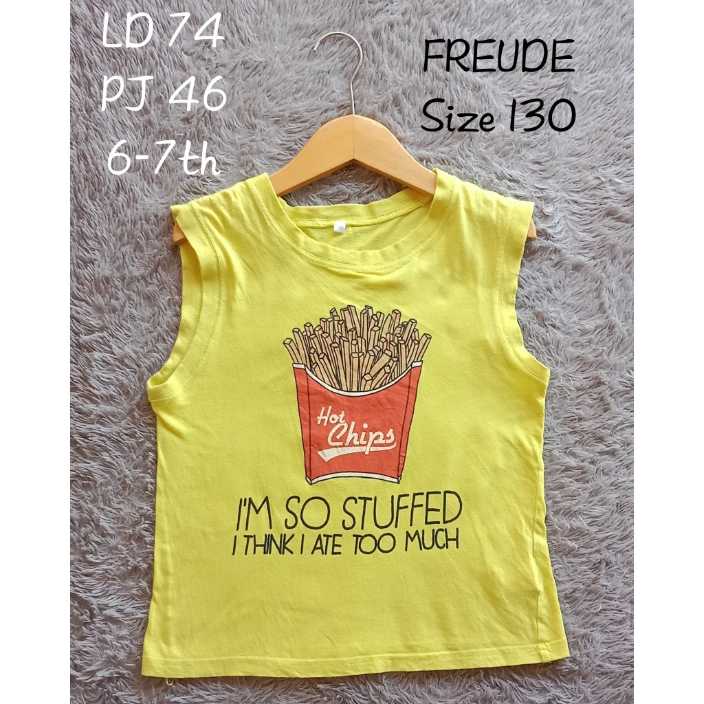 Kaos kutung anak usia 6-7th FREUDE