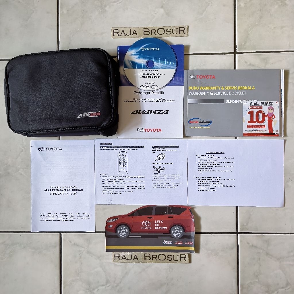 Buku pedoman pemilik Buku warranty dan servis berkala Manual Book Toyota Avanza Veloz 2018-2021 Free