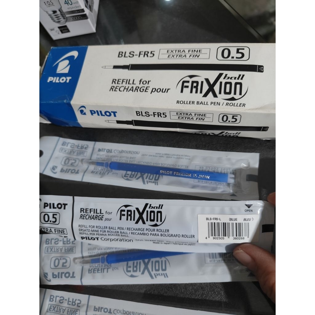 blue refil pen pilot 0.5 extra fine bls-fr5 faixion ball penna refill recharge pilot 0.5 pilot 0,5 i