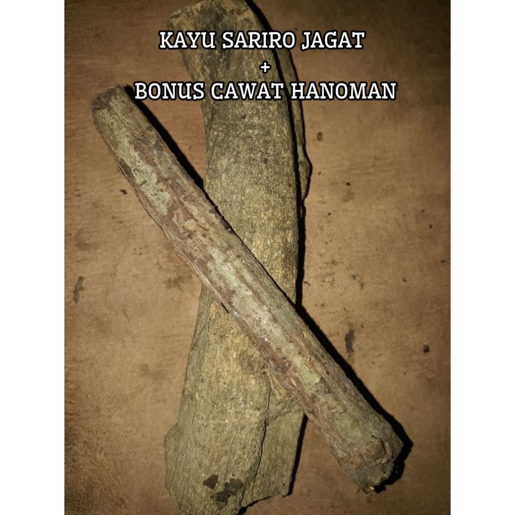 Kayu SRIRIO JAGAT + CAWAT HANOMAN