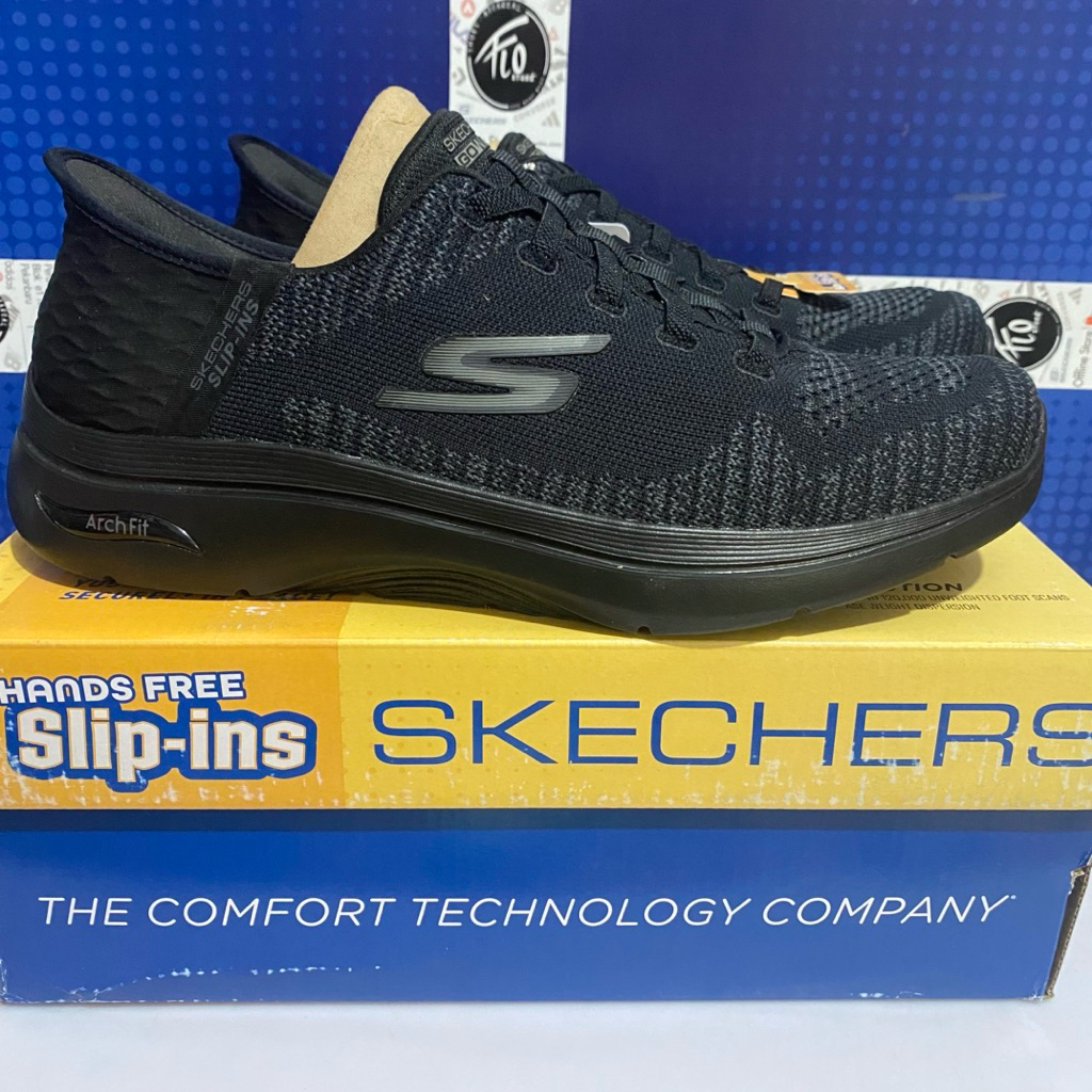 Sepatu Skechers Go Walk Arch Fit Original 216601BBK