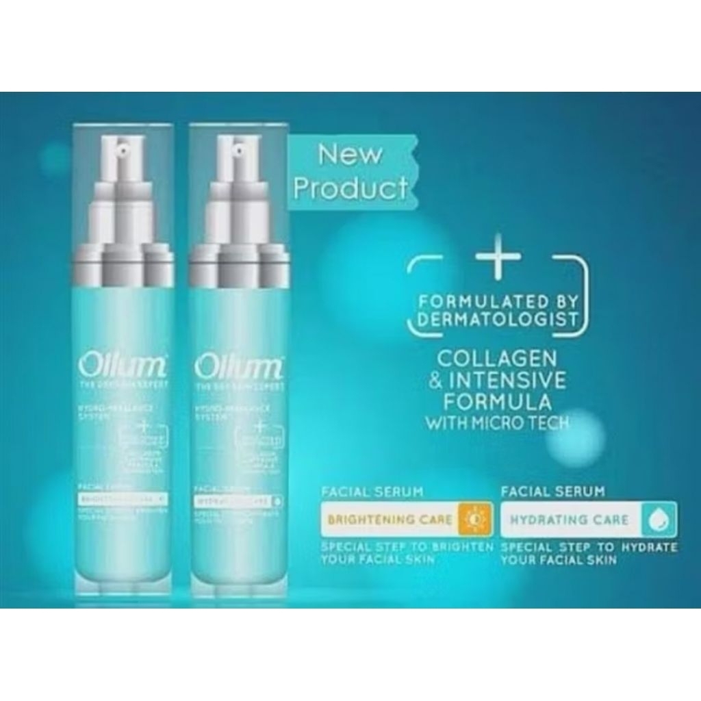 Oilum Hydrating Care Facial Serum 30gr [ TANPA BOX ] Pencerah Wajah