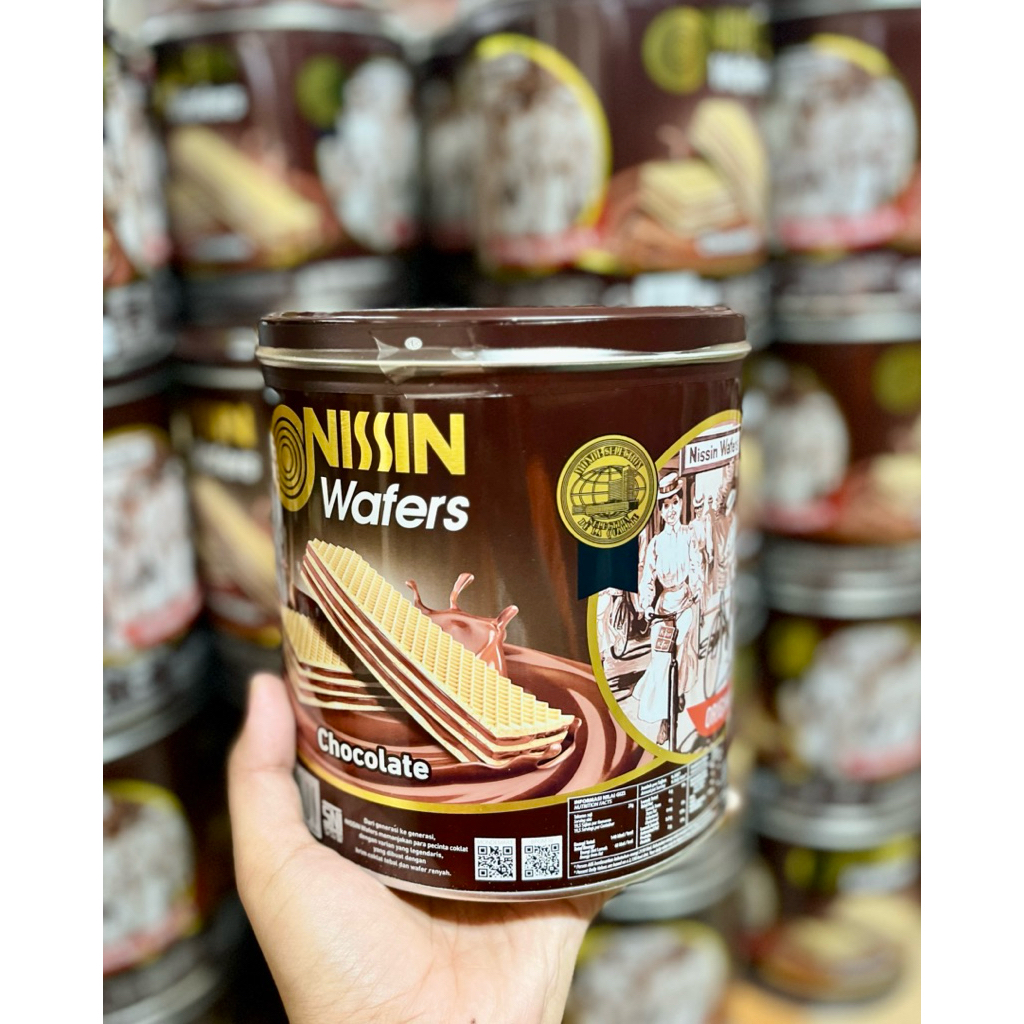 NISSIN WAFER 570gr/WAFER NISSIN COKLAT/NISSIN WAFER BULAT/WAFER NISSIN MURAH/NISSIN LEBARAN