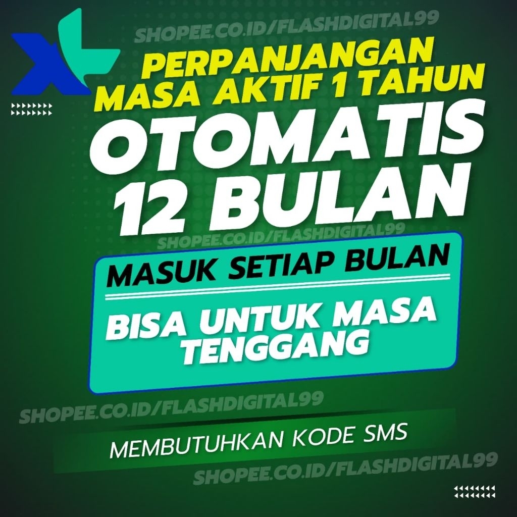 MASA AKTIF XL 1 TAHUN BERGARANSI