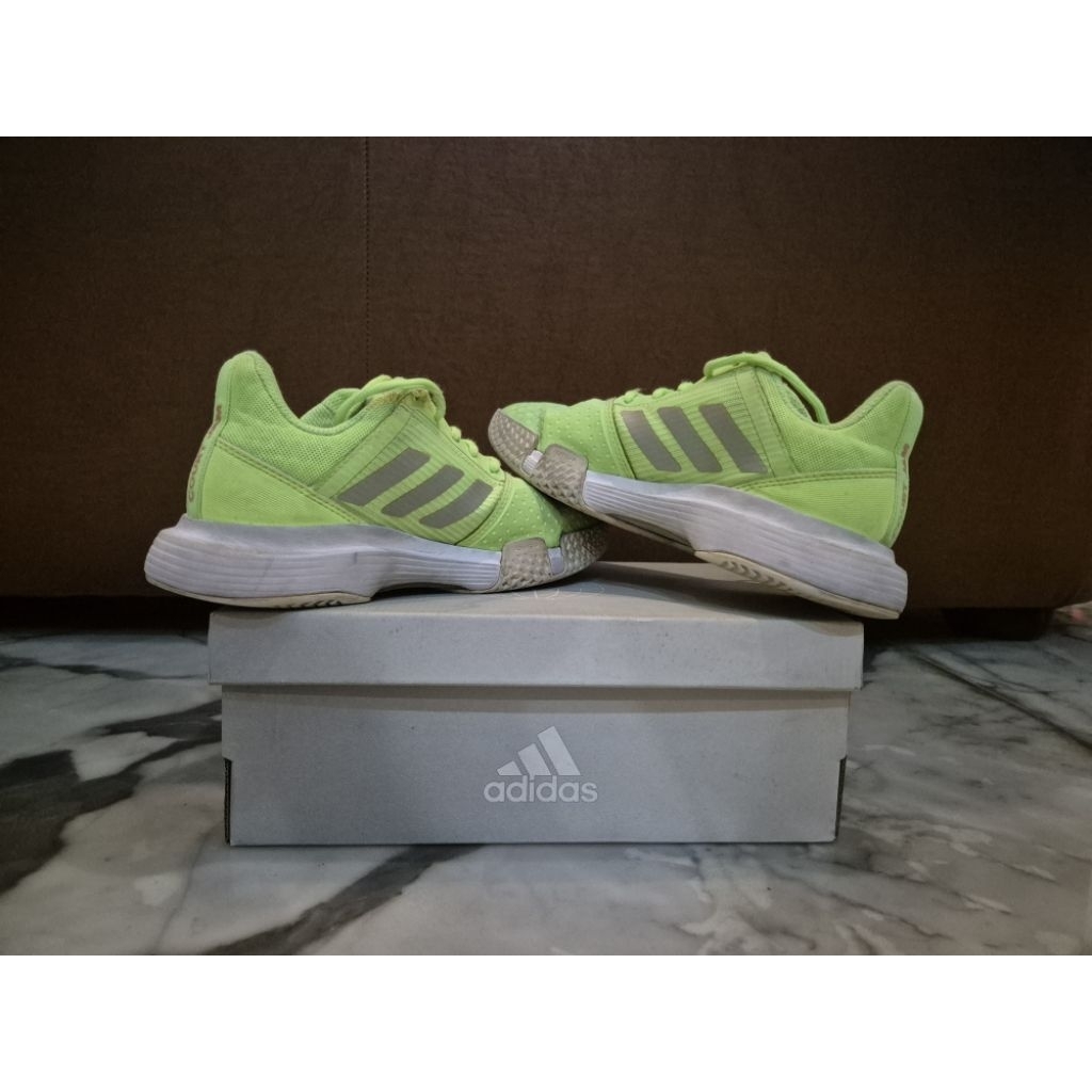 preloved Original Adidas courtjam bounce women wanita tennis shoes sepatu tenis padel size 36