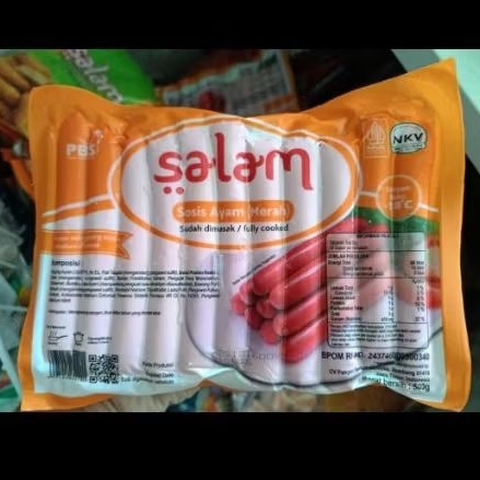 sosis salam merah 500gr sosis goreng frozen
