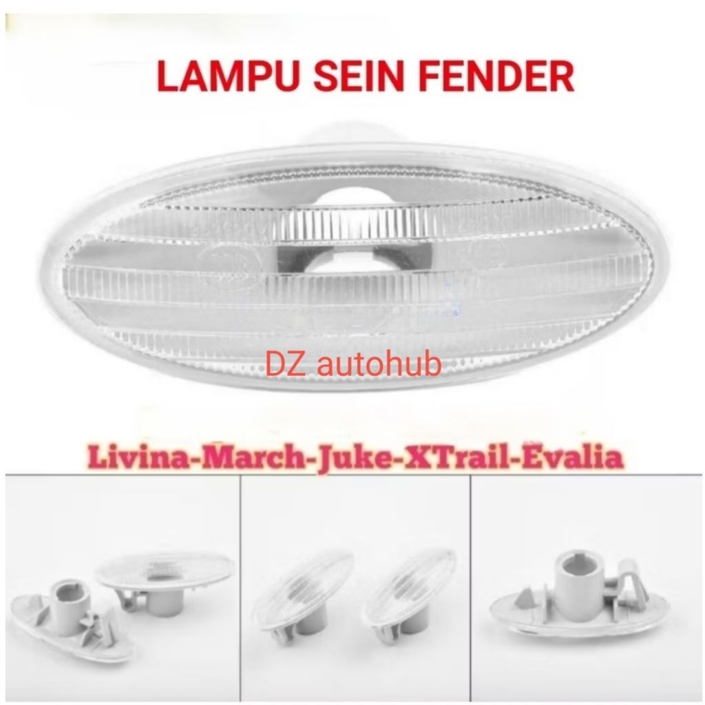 Lampu Sein Fender Nissan Livina Evalia Juke X-Trail | Lampu Sein Body Samping