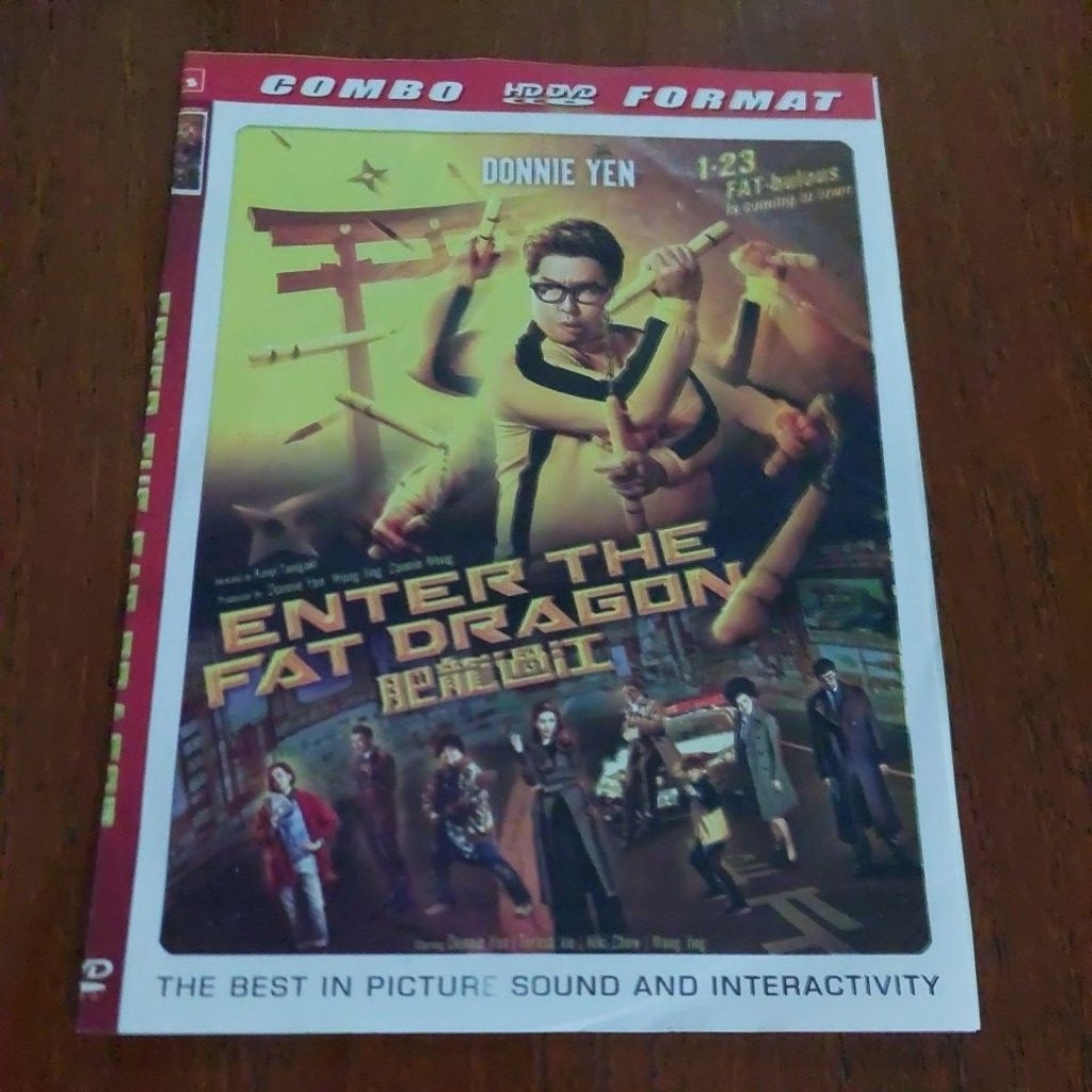 DVD " ENTER THE FAT DRAGON " DONNIE YEN
