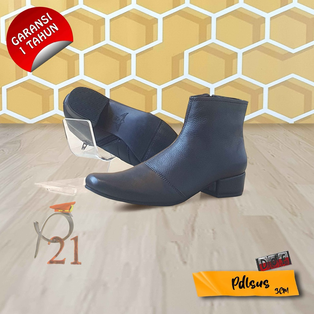 Sepatu P21- Sepatu Pdl sus polwan dof/ Sepatu Polwan/ Sepatu boots wanita