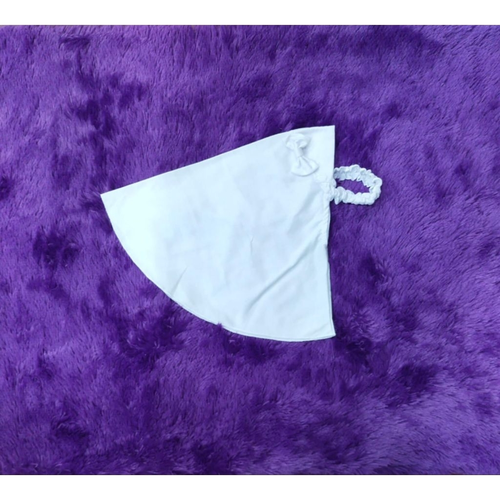 Juleashop Gamis Bayi Perempuan Warna Putih Motif Bordir Gamis Lebaran 2026