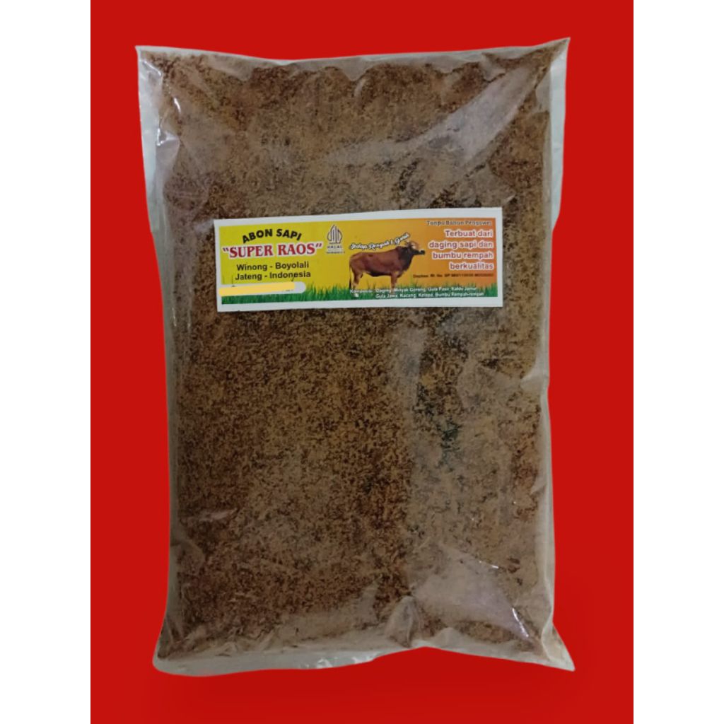 Abon Sapi Super Raos 1kg