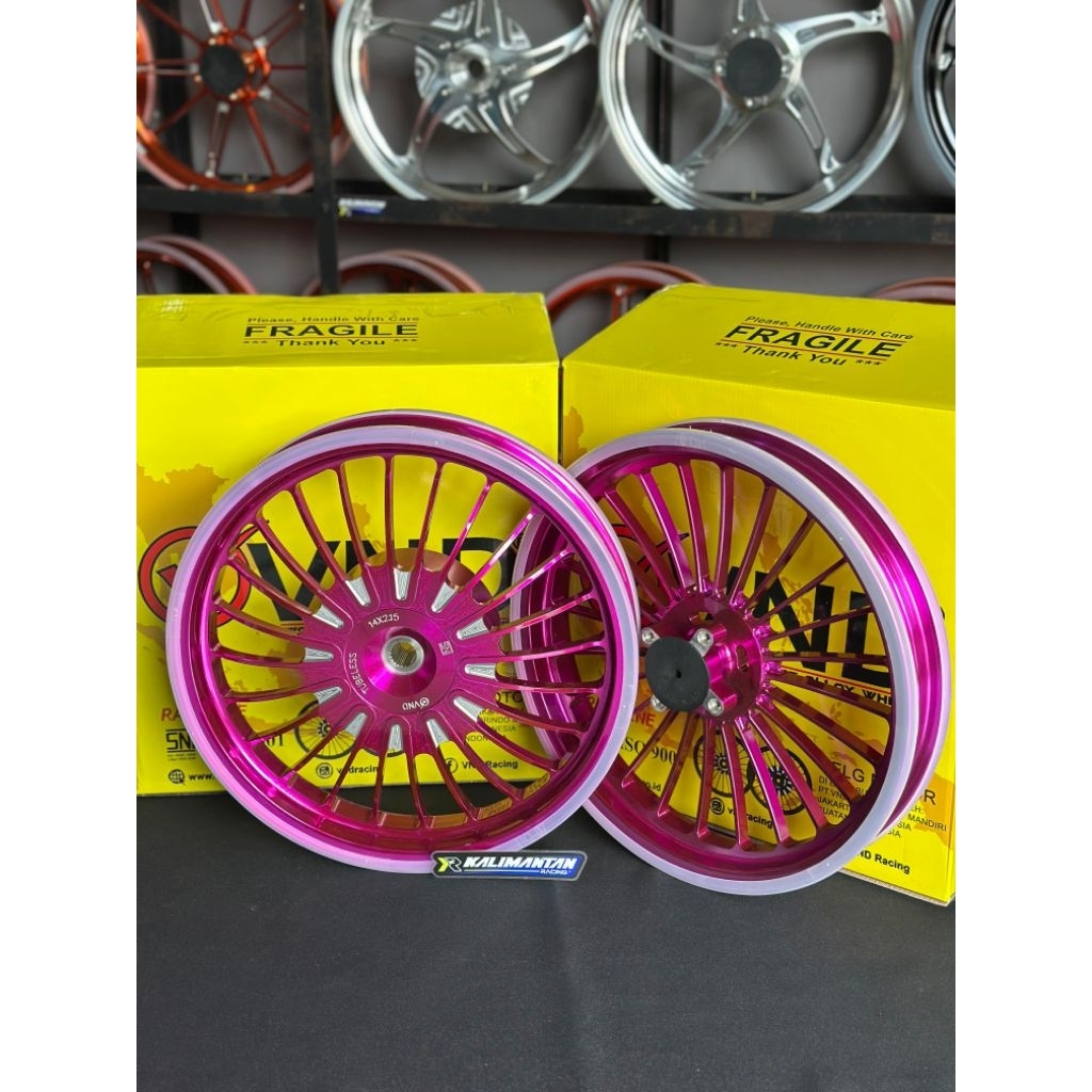 VELG VND RACING - RACELINE 1.85-2.15/14 MATIC HONDA BEAT/SCOOPY/GENIO/VARIO/125/150/160/STYLOcbs