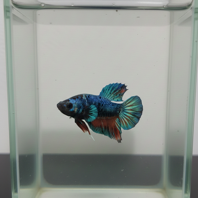 Ikan Cupang Avatar Plakat PK Blue Black Galaxy - Ikan Hias Aquarium Air Tawar Cantik & Garansi