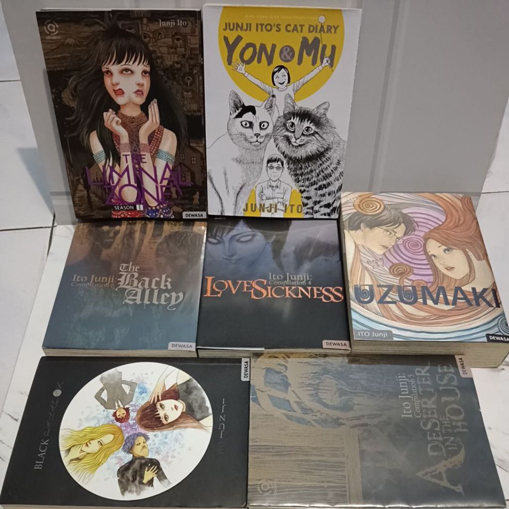 preloved komik manga buku junji ito