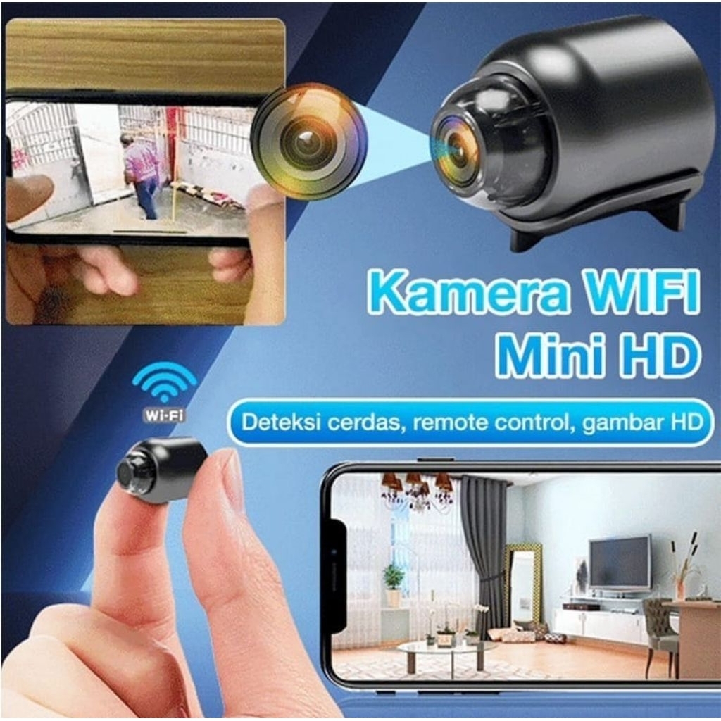 Kamera WIFI mini HD 1080p camera cctv kamera kecil camera mini Kamera Pengintai Mini Spy Hidden Came