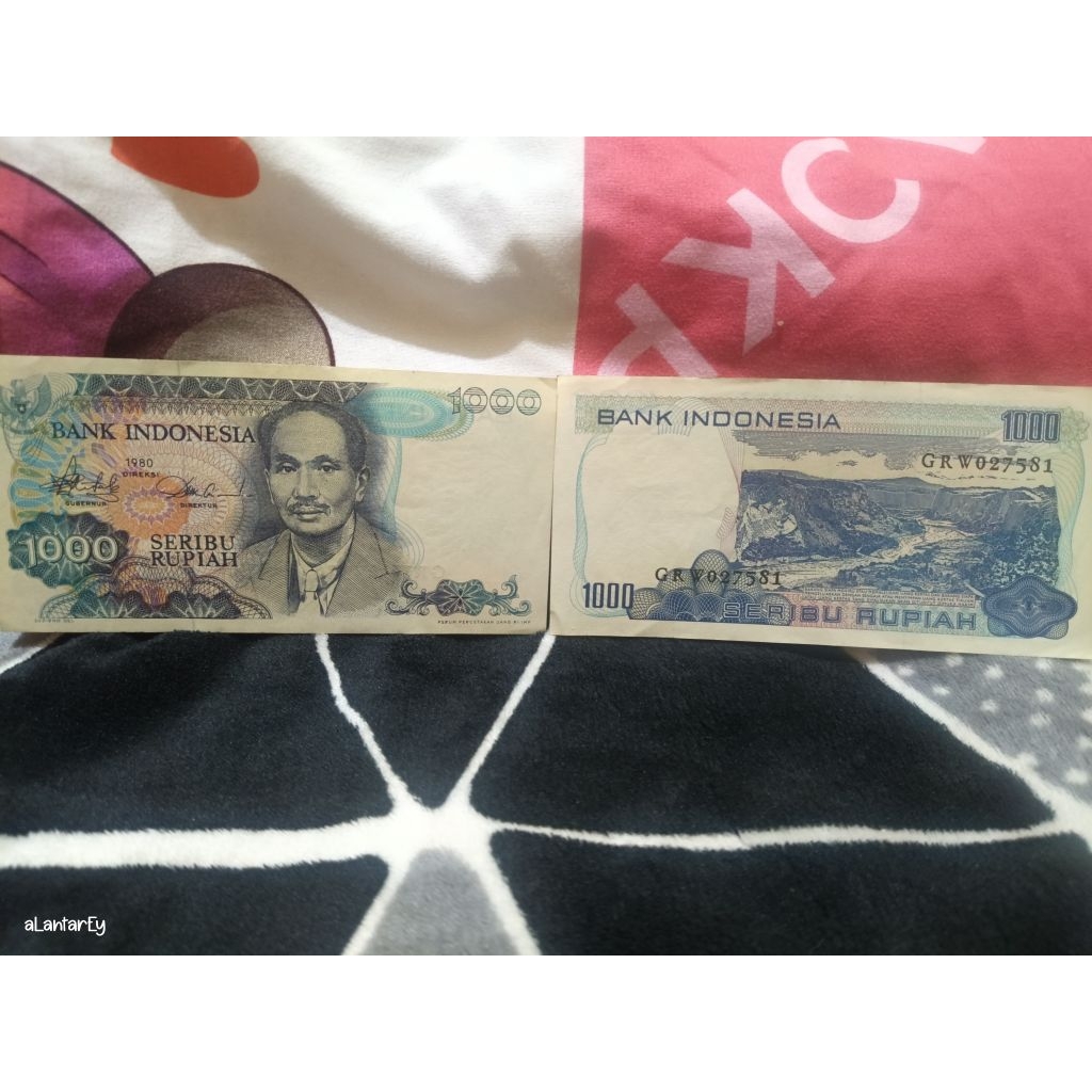 UANG KUNO 1000 RUPIAH tahun 1980