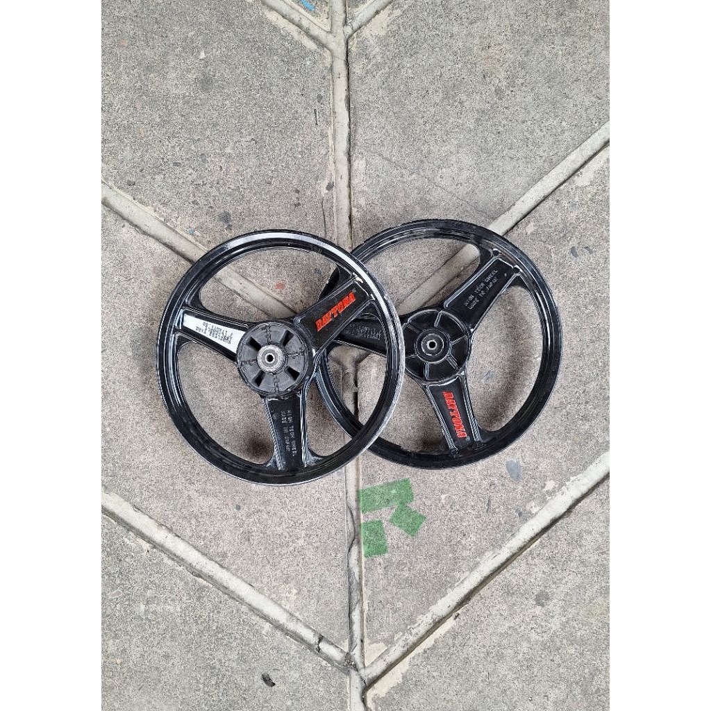 velg daytona htw palang 3 untuk motor bebek yamaha series tromol kecil made in japan
