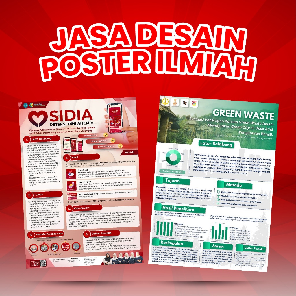 Jasa Desain Poster Ilmiah, Poster Kedokteran, Poster Untuk Lomba