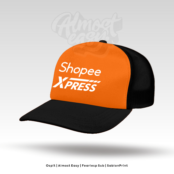 Topi Jaring / Topi Jala | SHOPEE EXPRESS | Trucker Caps | Ready Stock | Banyak Pilihan Warna | Unise