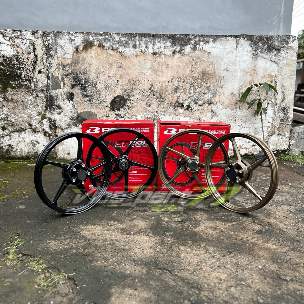 Velg RCB Sp500 mx king uk 160/160 ring 17 double disc depan belakang/ Velg bronze dan hitam original