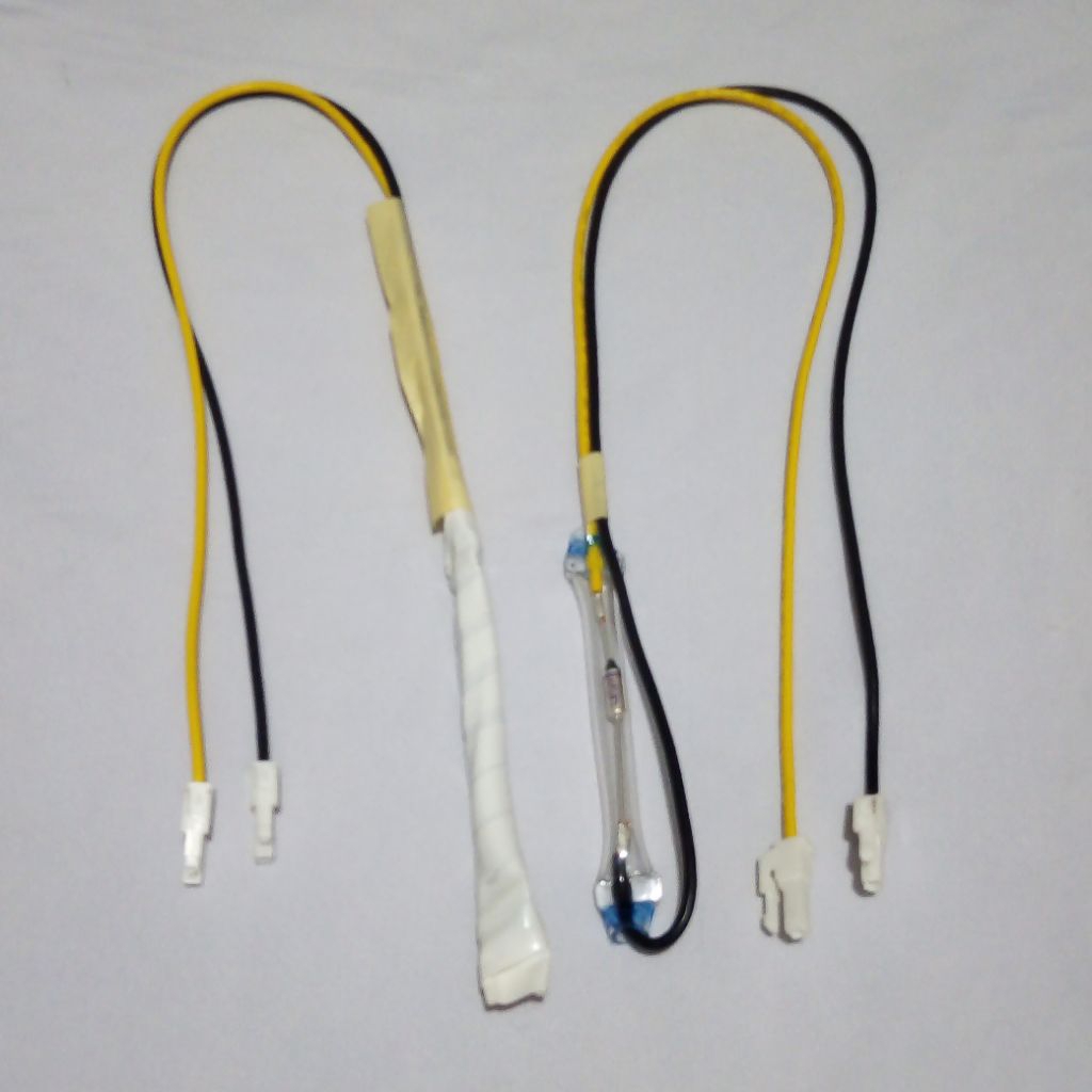Thermal Fuse Kulkas 2 Pintu Panasonic Original (Kabel Kuning Hitam)