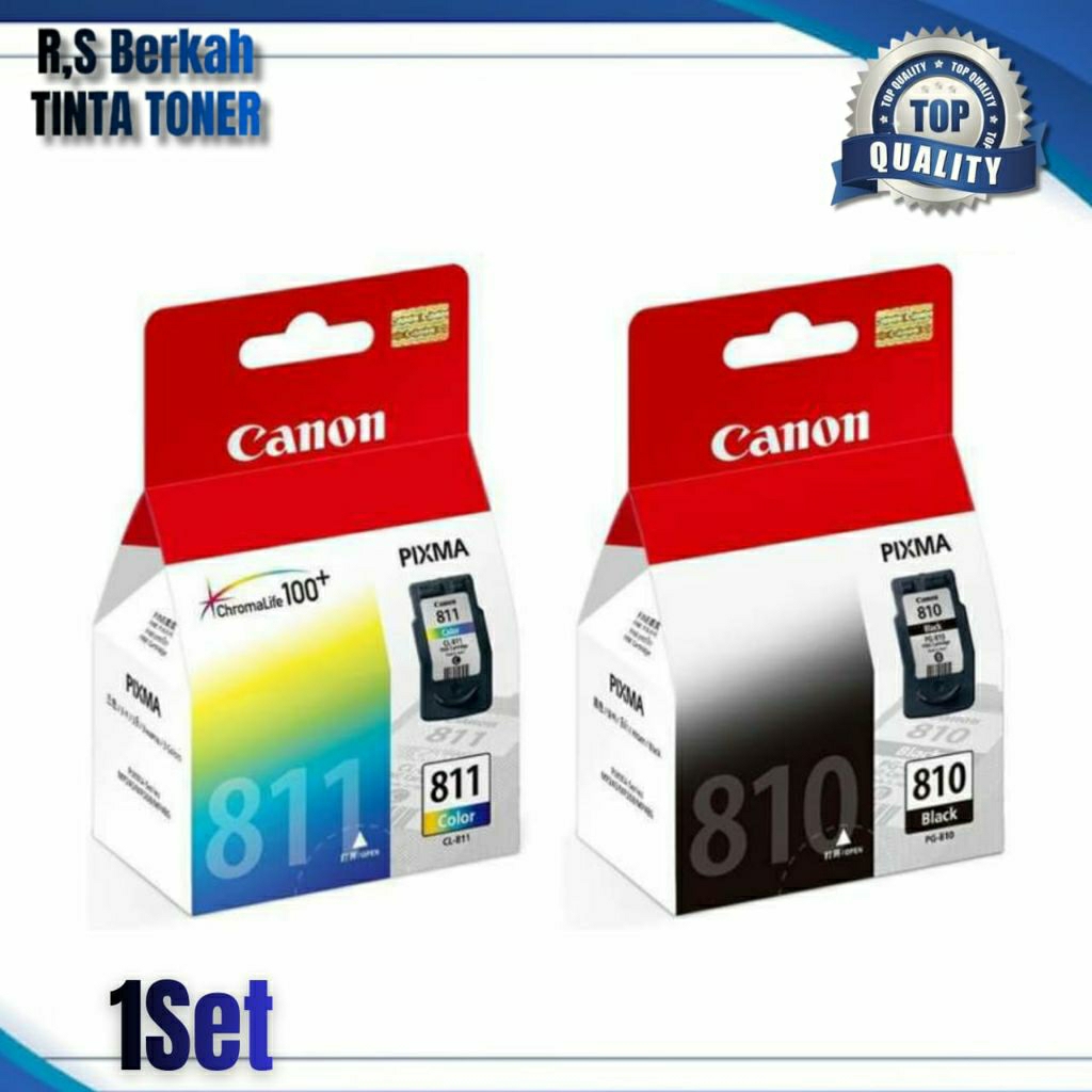 TINTA CANON BLACK 810 & 811 COLOR ORIGINAL