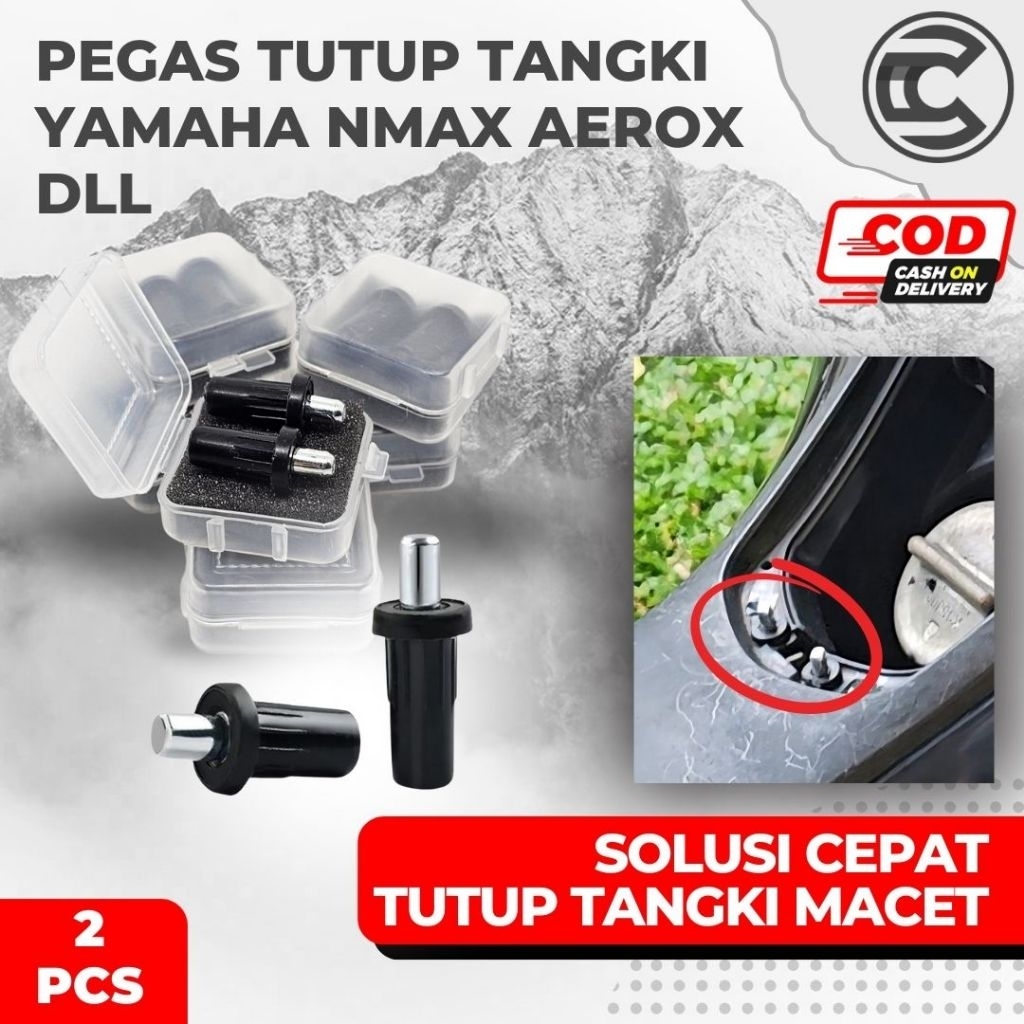 Aksesoris Pegas penutup Tangki Bensin NMAX AEROX PCX / Pentolan Per Pegas Tangki NMAX AEROX ADV PCX