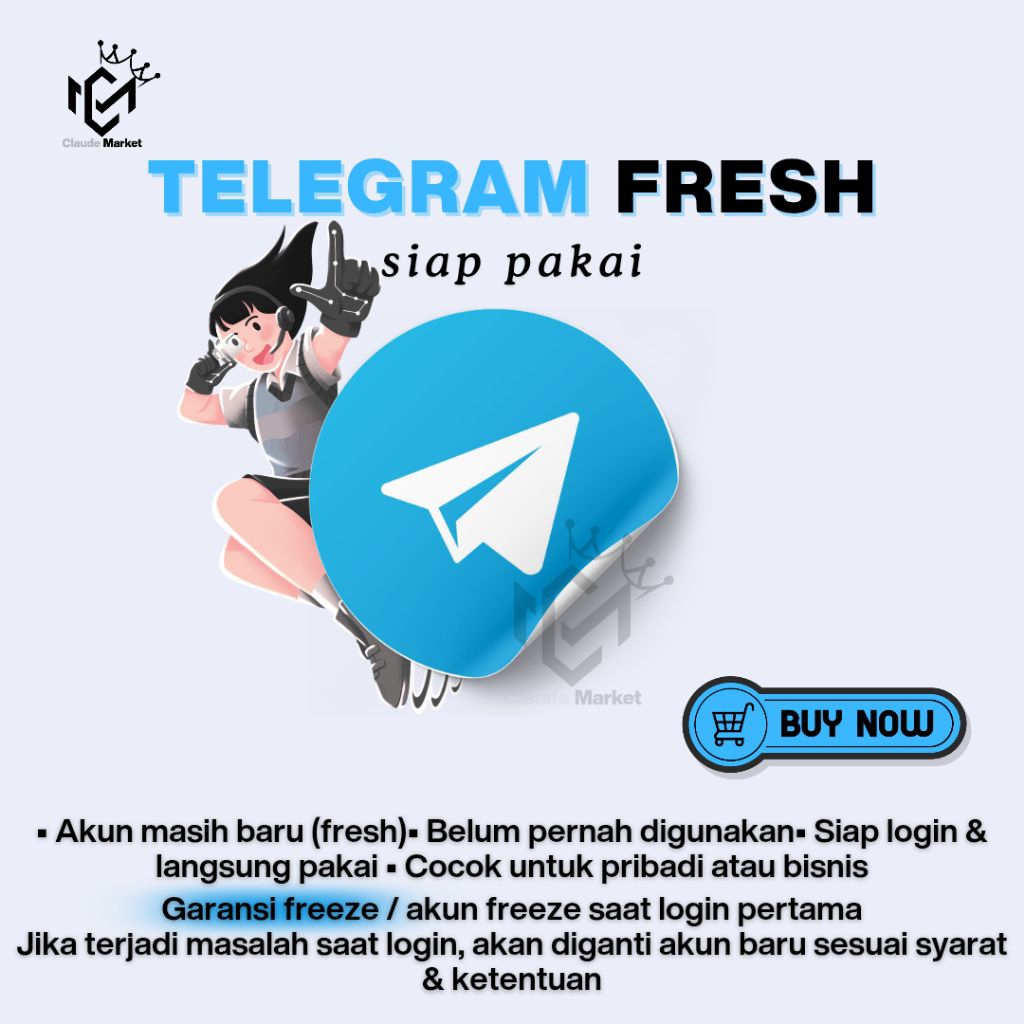 Telegram Fresh Siap Pakai Bergaransi
