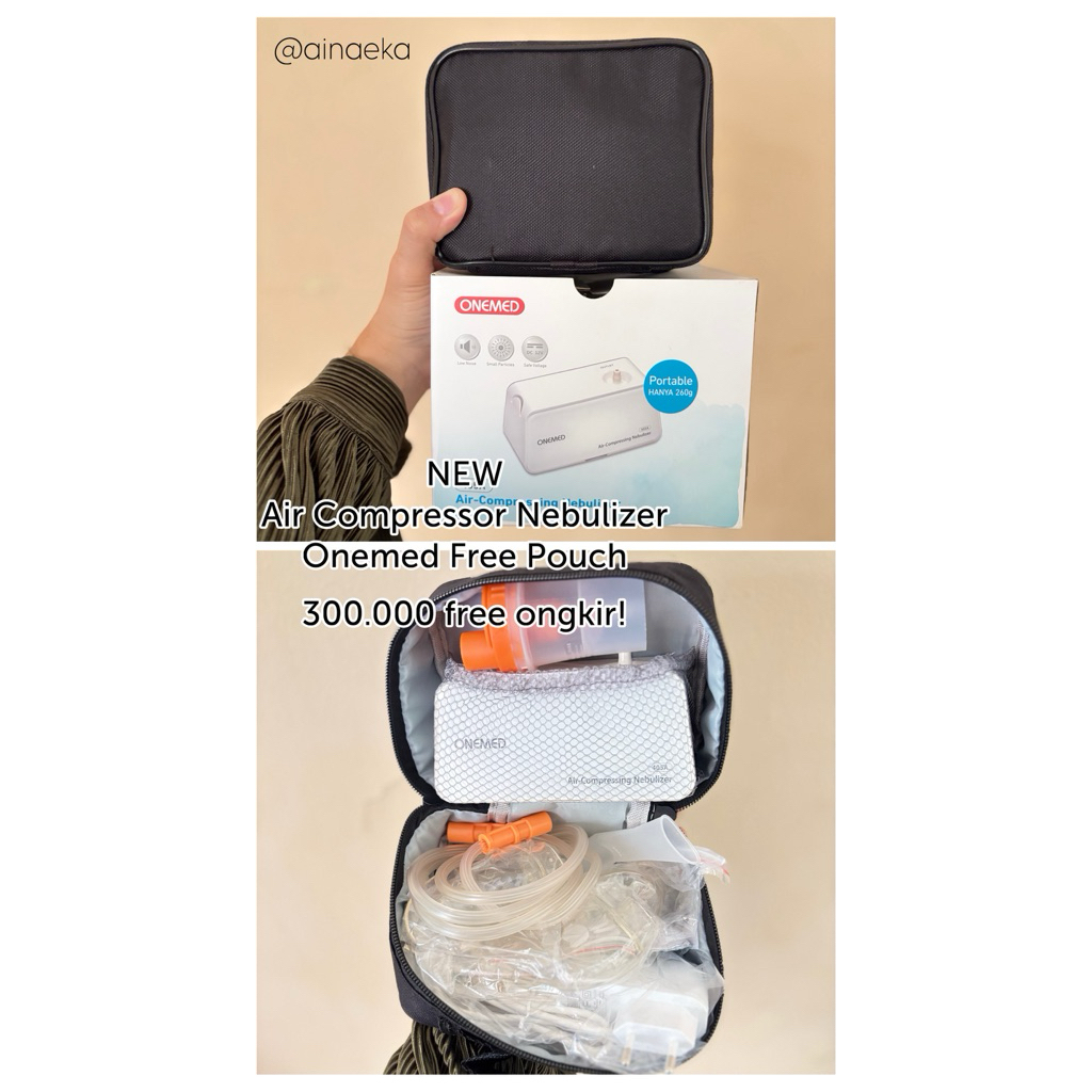 (NEW Ex Kado) Air Compressor Nebulizer Onemed Uap Hidung