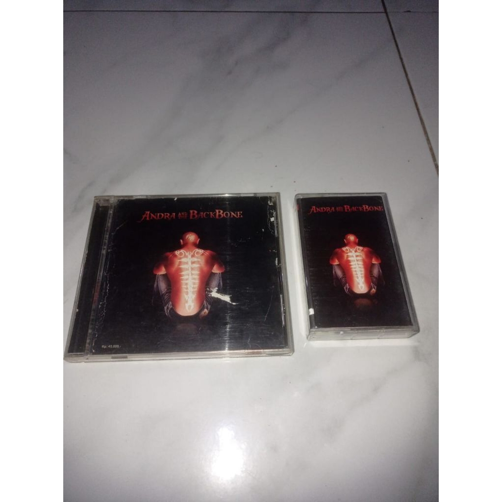 kaset CD & kaset Andra & the backbone paket