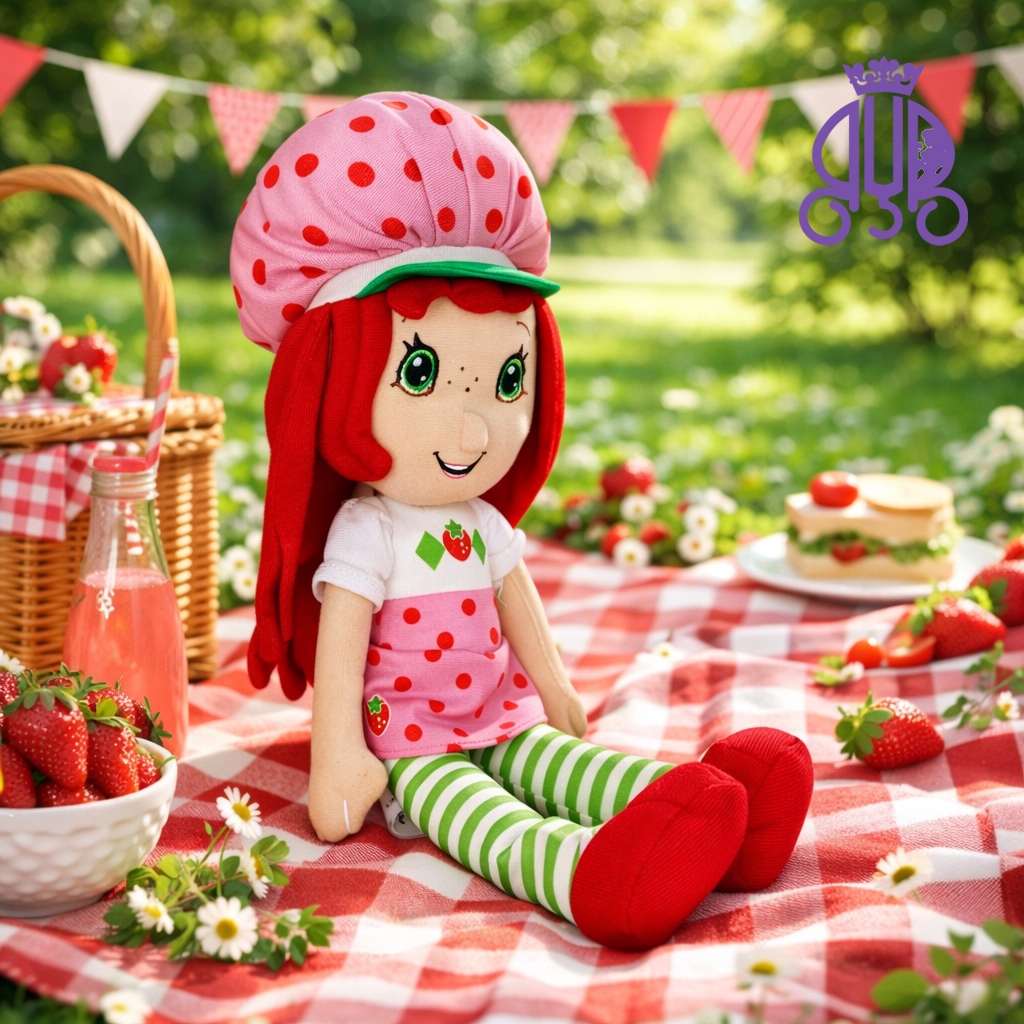 Boneka karakter Strawberry Shortcake