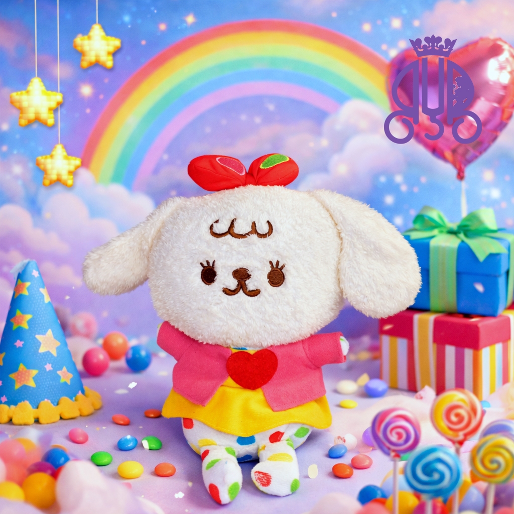 Boneka karakter maskot Yomiuriland x Kanahei