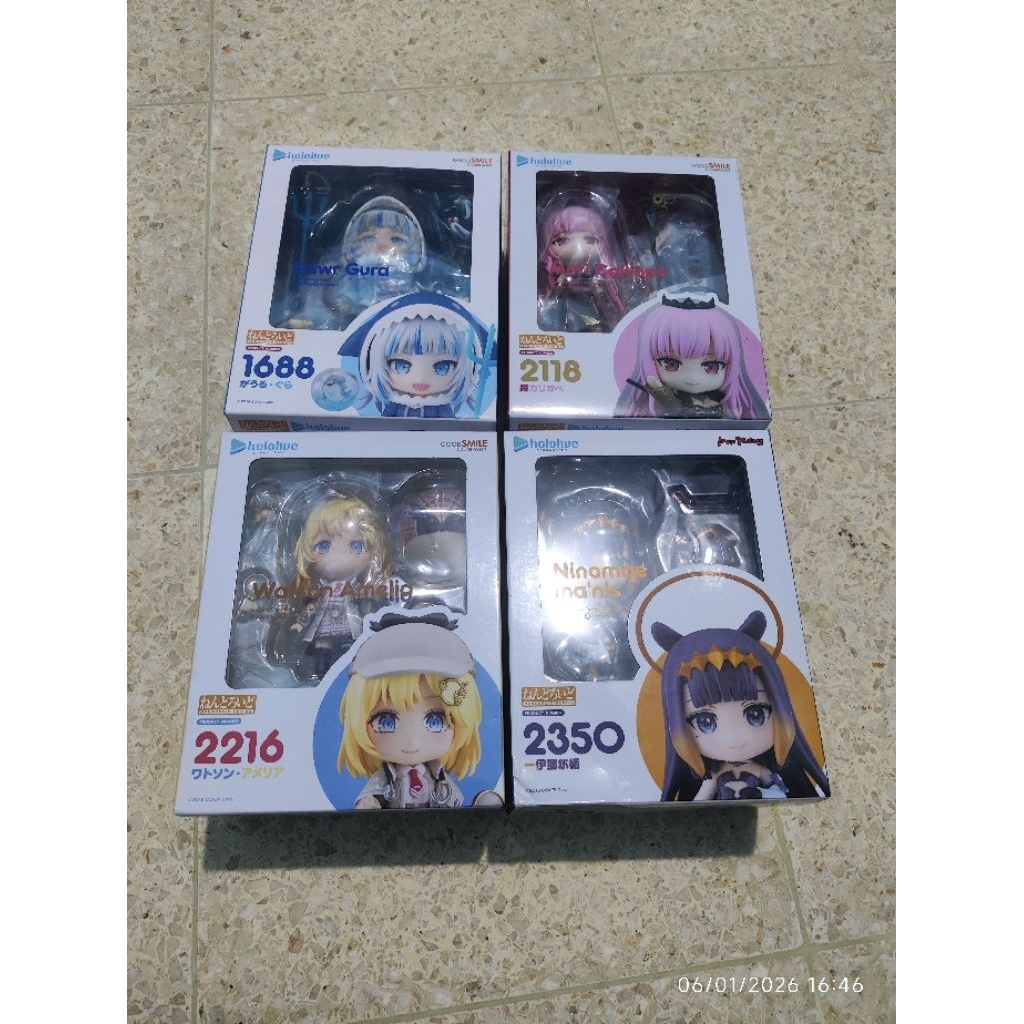 Nendoroid Gawr Gura Mori Calliope Amelia Watson Ninomae Ina'nis Inanis original hololive en