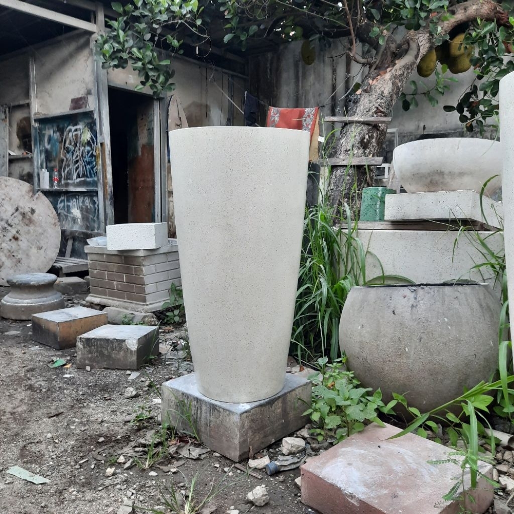 Pot Teraso Tinggi 80cm Diameter 40cm